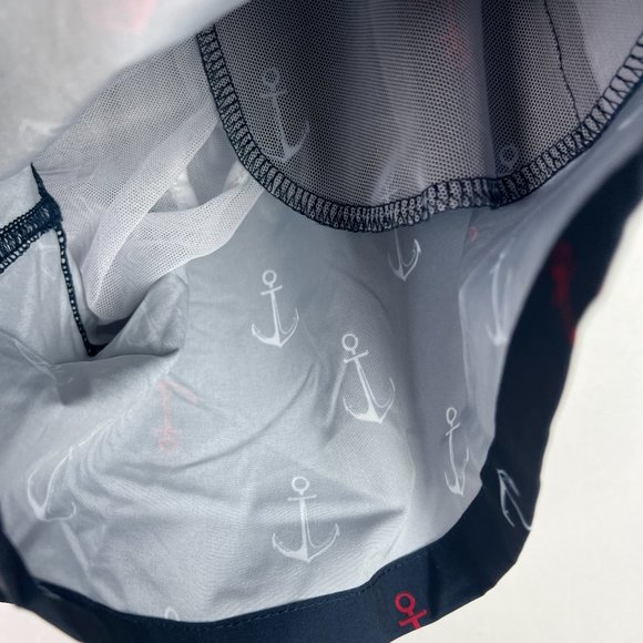 NWT Rainforest Ship Ahoy Swim Trunks Boardshorts Navy USA Size Medium M $69 NEW - Picture 8 of 16